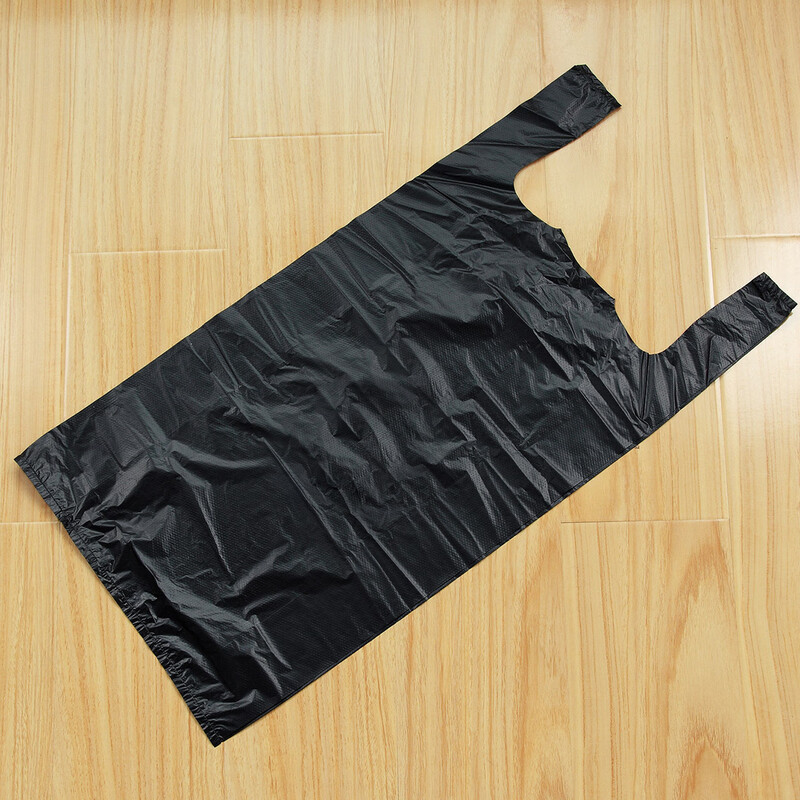 Ou Runzhe vest garbage bag thickened black 33*65cm*200 pieces 1.7 silk portable household 20L trash can plastic bag
