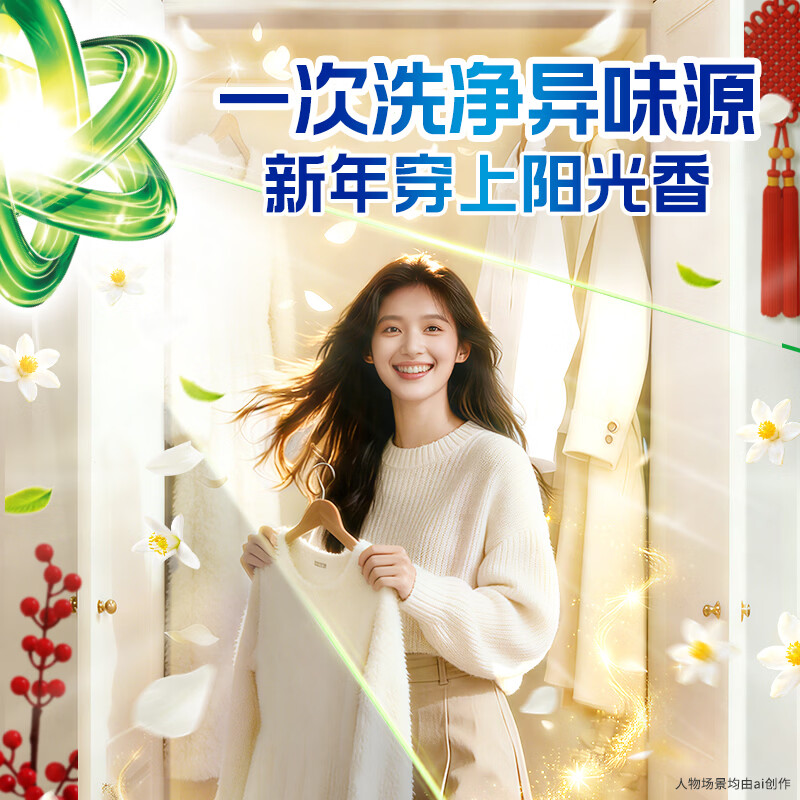 Bilang Antibacterial Laundry Liquid Summer Sea Breeze 1.6 catties bottle, 1 time to remove yellow, 7 days to suppress odor, Liu Yuning’s favorite choice