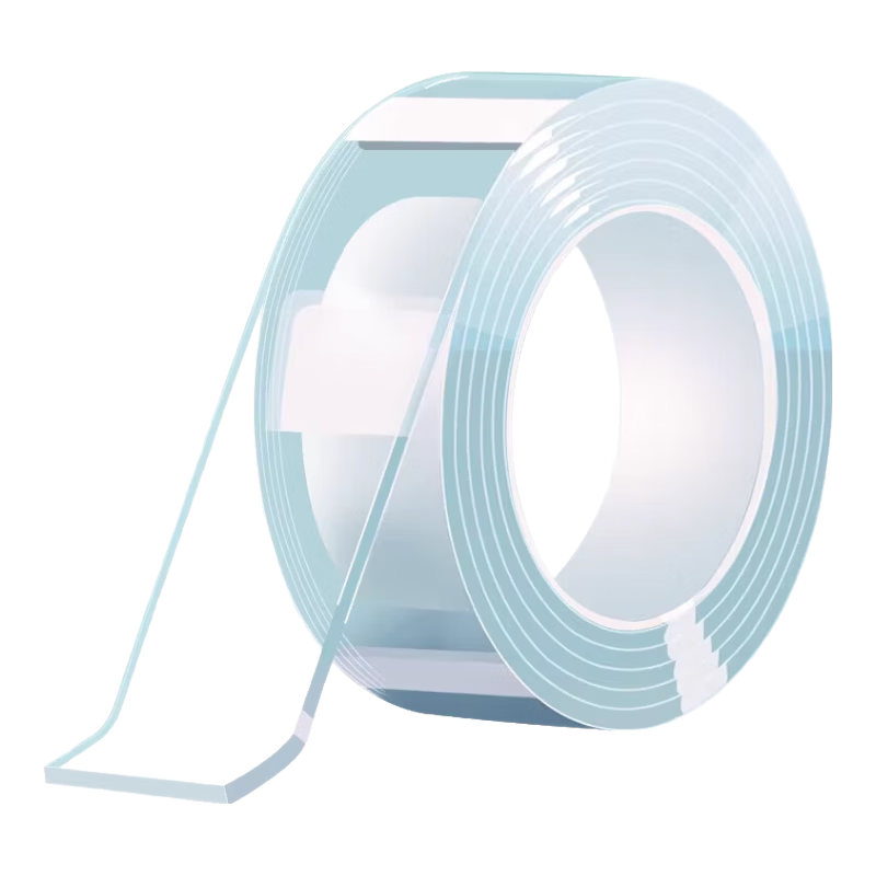 Nano-double-sided tape, high viscosity, transparent, strong fixation to the wall without leaving traces, magic anti-slip sticker, two-sided adhesive tape, transparent double-sided tape, 1.8 cm wide * 3 meters long, 0.5 mm thick