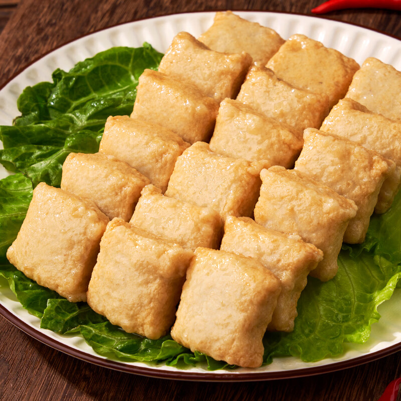 Fun 18th Chaoshan handmade fish tofu 250g Shantou handmade fish balls hot pot ingredients spicy hot bean curd balls straight from the source