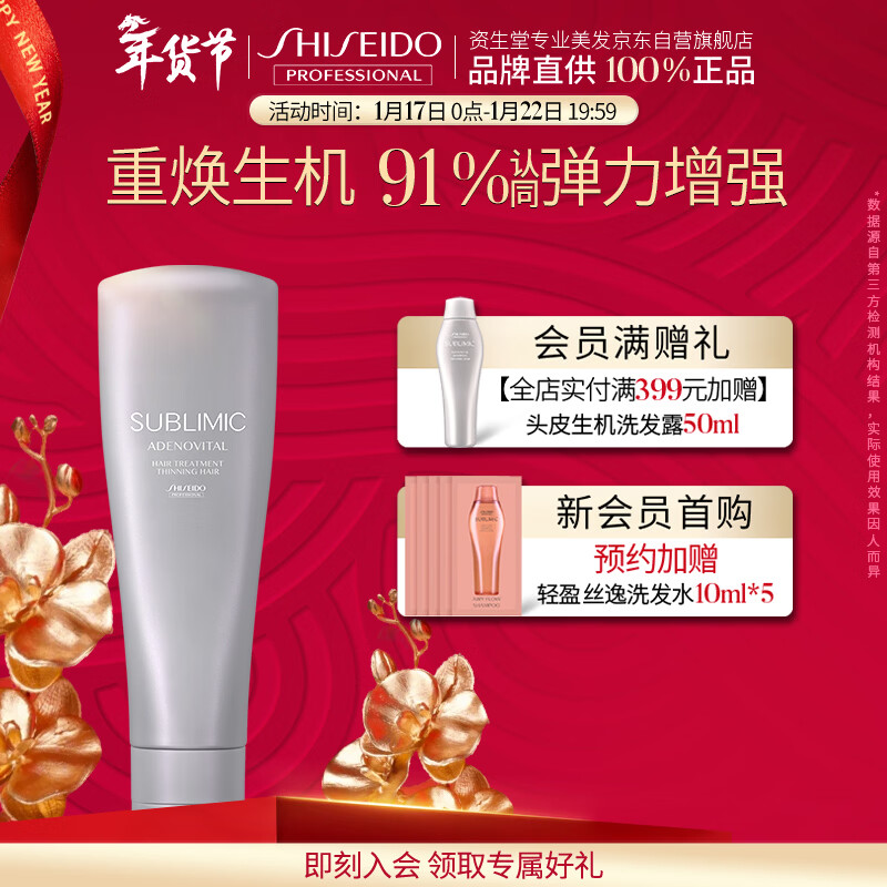 Shiseido Professional Hair Care Core Shiprei Smooth Repair Vitality Conditioner for Men and Women 250g Improves Dry and Frizzy Hair Mask Grade Conditioner