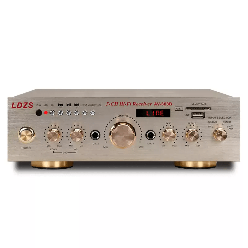 Lossless power amplifier 5.0 cinema high power fever HIFI fixed resistance Bluetooth audio amplifier 2047