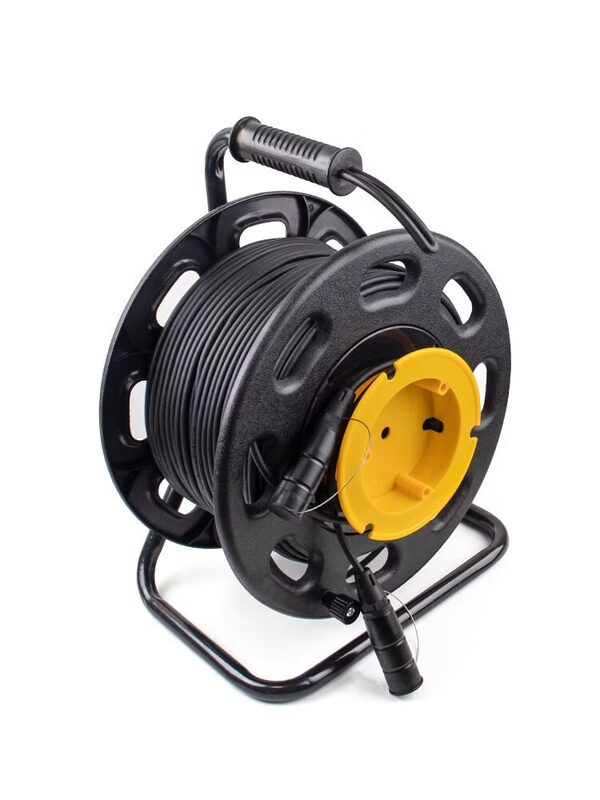 Low-latency super 6 network cable Category 6 network cable winding reel highly flexible drag cable digital mixer network cable car winding car (without wire) 1m