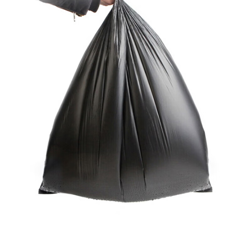 Jinshiluo KSL130 4-wire thickened black large garbage bag disposable property hotel garbage bag plastic bag 100*120 thick (50 pieces/piece)