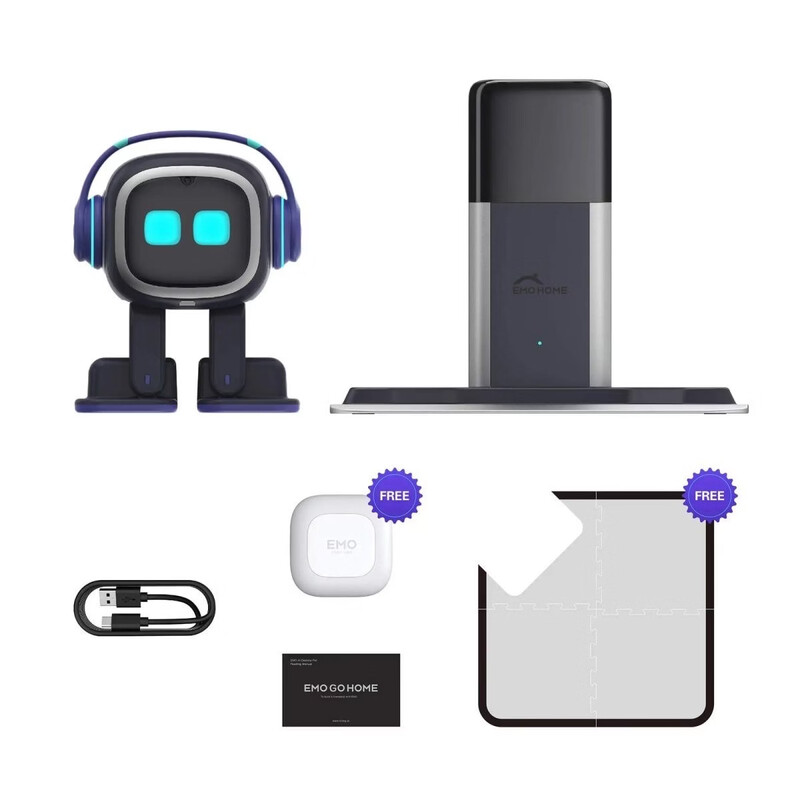 Brand new genuine Emo smart pet robot supports Chinese input birthday gift black Gohome version + clothes (lifetime warranty)