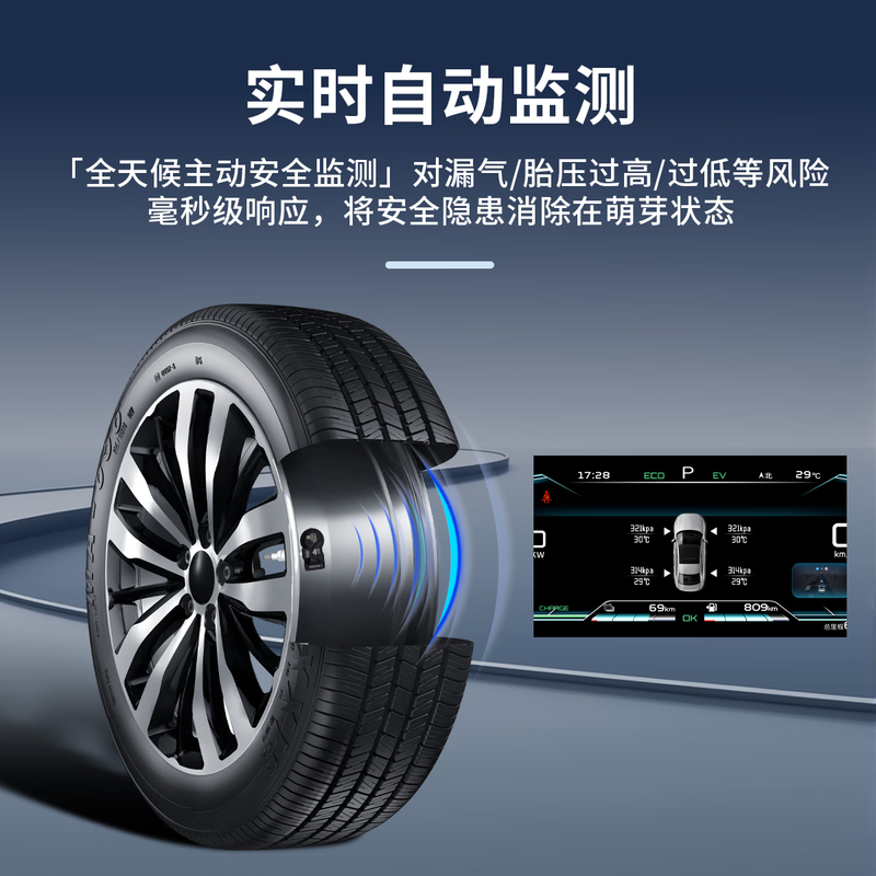 Cavenda tire pressure sensor is suitable for Buick Envision original Regal GL8 Lacrosse tire pressure monitor built-in four-piece flagship model Weilang/Envision/Enclave