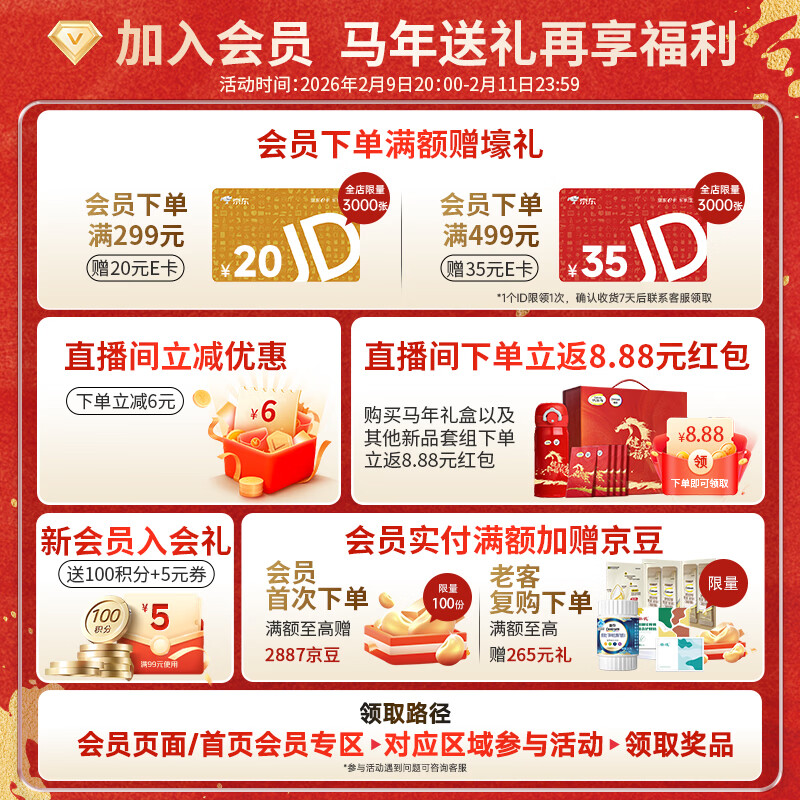 Centrum Women's Multivitamin Brain Bottle B Group Niacinamide Folic Acid VK2D3C Zinc Middle-aged and Elderly Silver Centrum 120*2