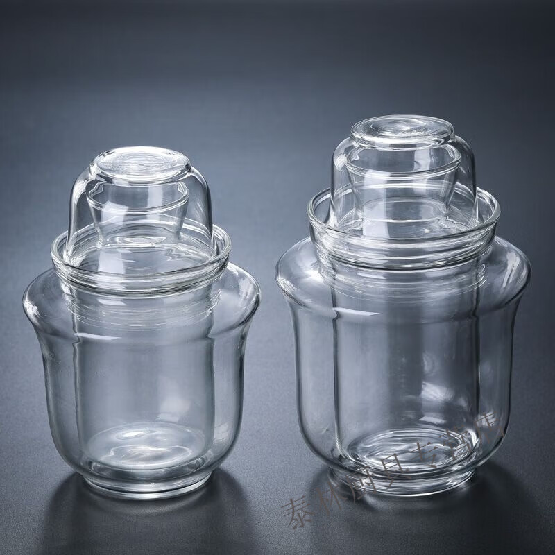 Bei Jingjie glass wine warmer household hot wine kettle hot wine cup hot wine kettle warm yellow wine white wine sake three wine utensils for one person to drink small wine warmer (about 3 taels)