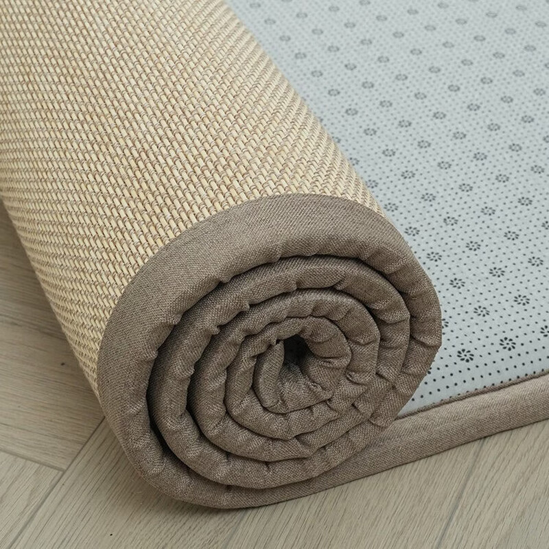 Yulu summer mat bay window mat customized bamboo mat window sill mat bedroom tatami cushion bed and breakfast tea room balcony seat cushion carbonized color 1.5 cm thickness please contact customer service for customization