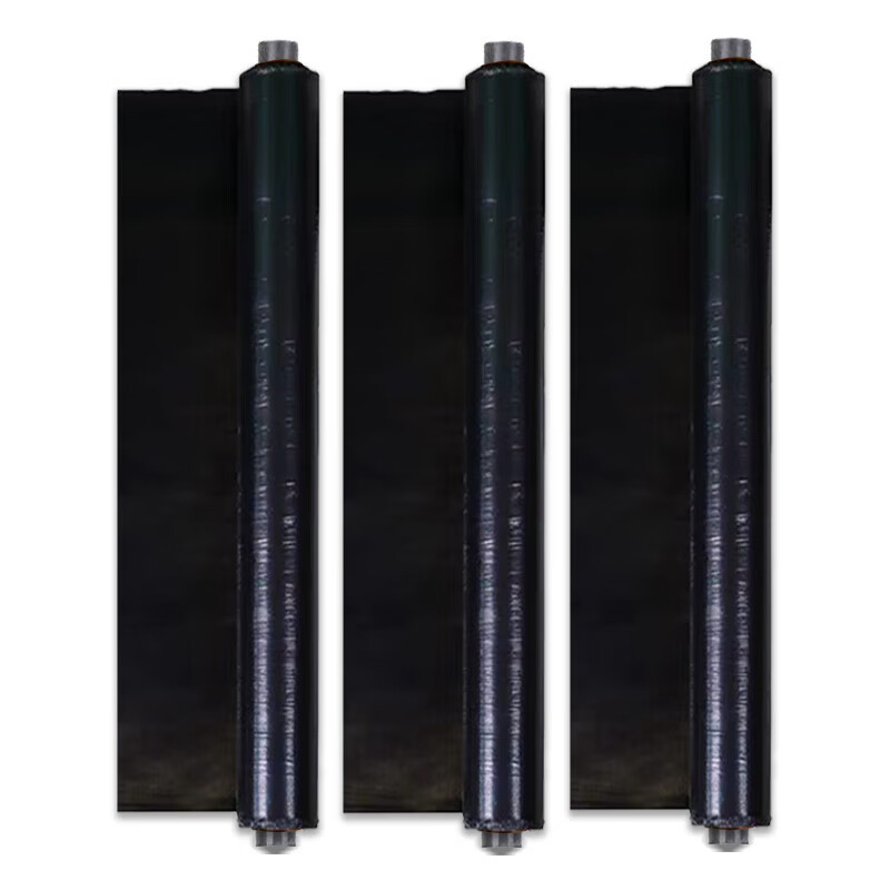 Agricultural planting thickened anti-aging black mulch plastic film weeding insulation moisturizing greenhouse fruit tree planting 5 pounds black 1.2 meters wide 200 meters long