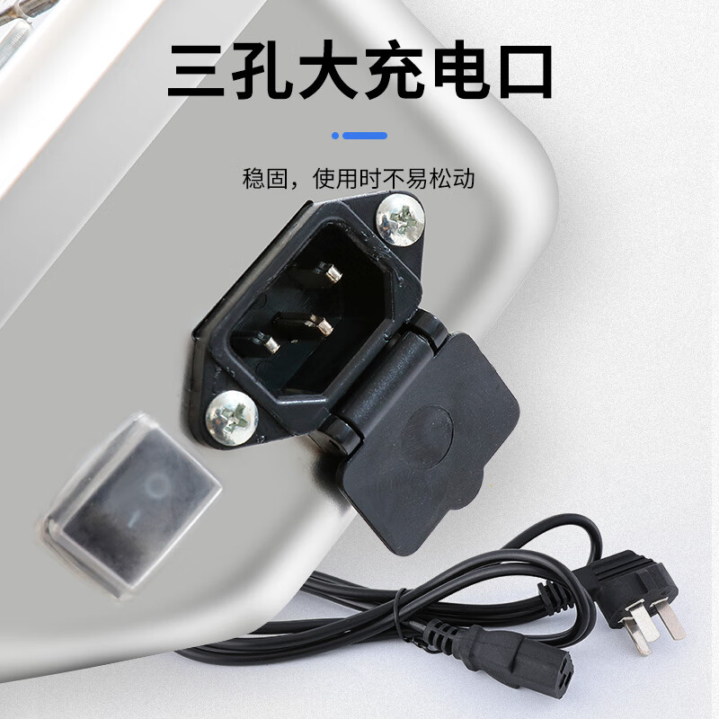 Electronic scale commercial wheeled folding 500kg scale weighing 300kg electronic scale 600 floor scale counting platform scale 300kg dual display black characters three holes charging 40*50