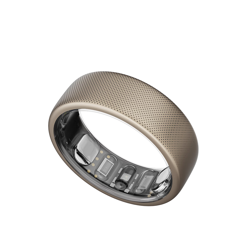 Huami HELIO RING smart ring, titanium silver No. 8 sports ring, monitors sleep breathing, heart rate changes, blood oxygen, gift for male and female adult high school students, HELIO RING No. 12 (inner ring diameter 22mm, circumference 71.27mm)