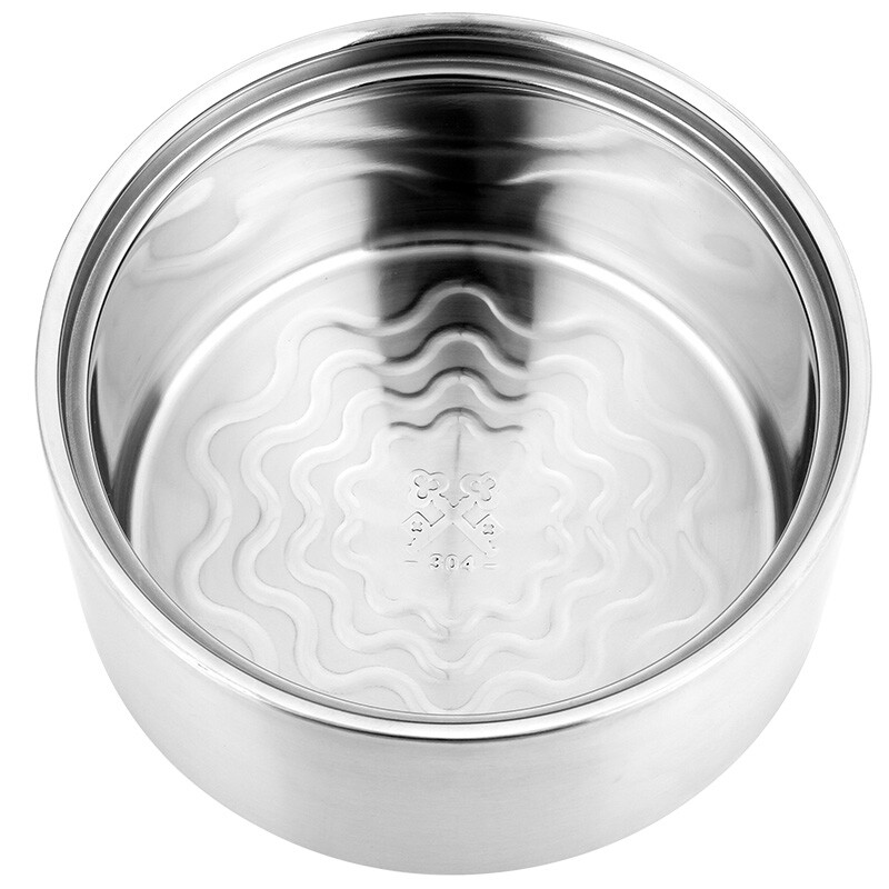 Golden Key 304 stainless steel ultimate 2.7L three-layer insulated lunch box basket layered lunch box GK-TL2700-3