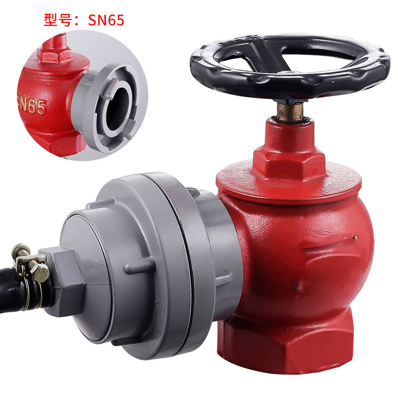 Zhongke Shenlong fire valve SN65 indoor plug flushing plug pipe switch W pressure reducing and stabilizing plug 2.5-inch fire hydrant head 2-inch faucet 1.6mpa SNZW65-I-Y reel rotation stable