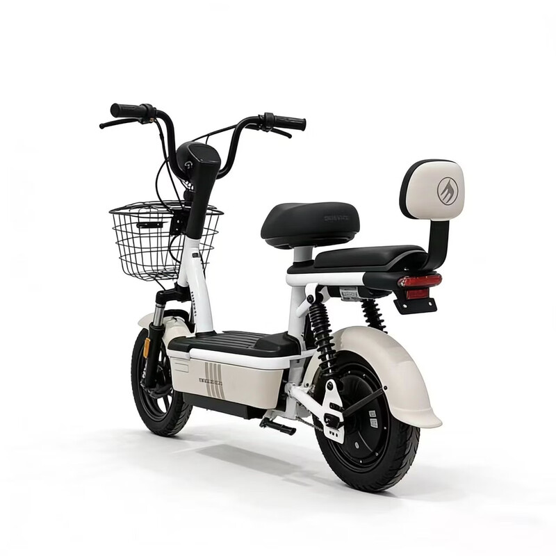 Spotsman Electric Bicycle Emma Electric Vehicle Official Flagship Store JD Long Range Big Pedal New National Standard Electric Vehicle JD Self-operated Battery Vehicle Scooter with Beidou Beige