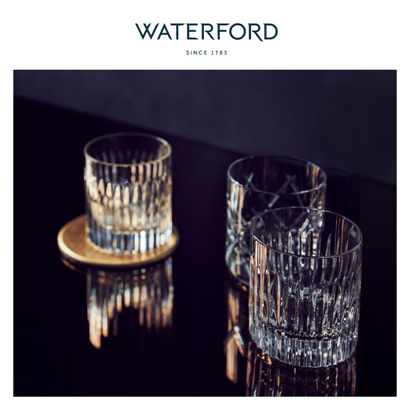 WATERFORD Short Story Aras Shot Glass 2-Pack Whiskey Glass Set SF Express Set SF Express