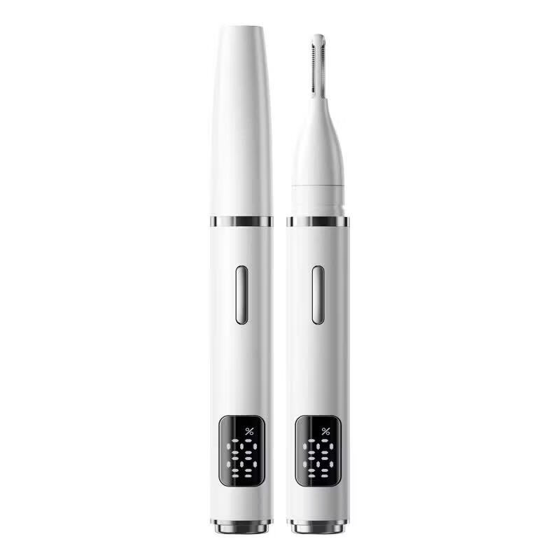 Yipinda Electric Ear Hair Trimmer Men's Special Ear Hair Shaving and Nose Hair Artifact Electric Ear Shaving Device Nose Hair Trimmer Men's Ear Shaving Cutter Ear Hair Cleaning and Ear Picking Tool White Model Electric Ear Hair Cleaner Comes with Type-C Charger + Cleaning Brush + Dust Cover + Instructions