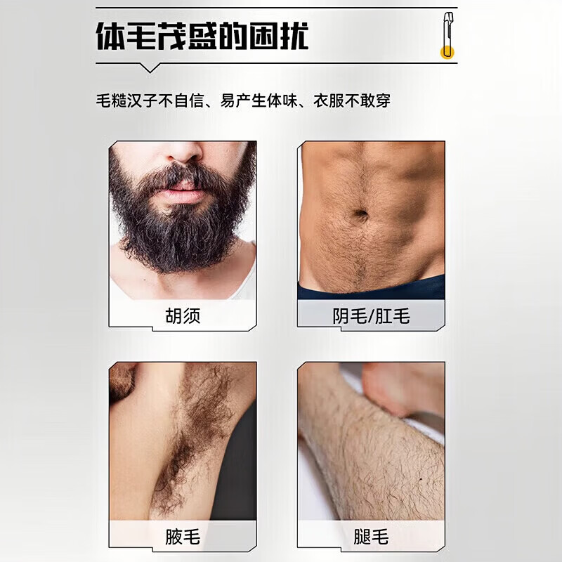 MICAHIME shaver for private parts, men's pubic shaver, electric hair removal device for men's private parts, chest hair, armpit hair, leg hair, nose and body hair trimmer, practical gift for boyfriend on Teacher's Day, men's rechargeable model丨stainless steel head limited comb*1