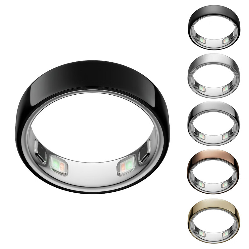 OURARing 5 smart ring, the same style as Wang Hong, smart wearable black technology, sleep and health birthday gift, bright silver 12 parts in stock, please contact customer service before placing an order