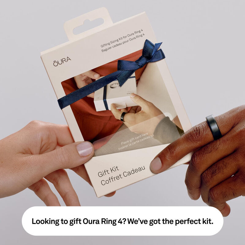 OURARing 5 Wang Hong's same style smart ring sleep monitoring health tracking heart rate temperature exercise recovery ring oura ring bright silver 6