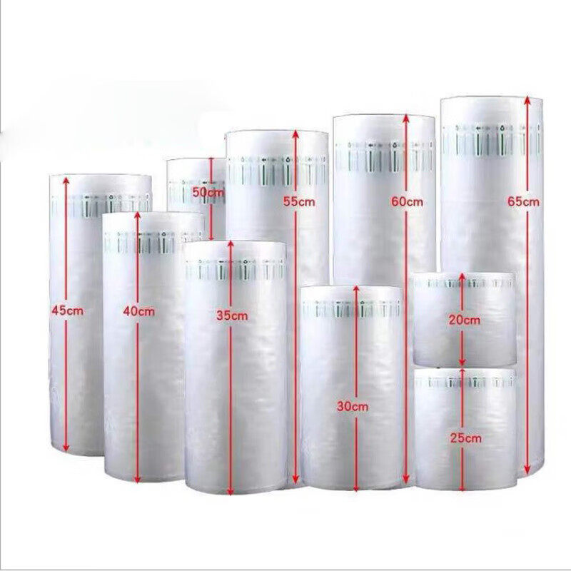Minggu air column bag roll material anti-fall and shockproof buffer inflatable bag bubble column air column roll bag inflatable column roll film air bag thickened version 55cm*300m long CD490098