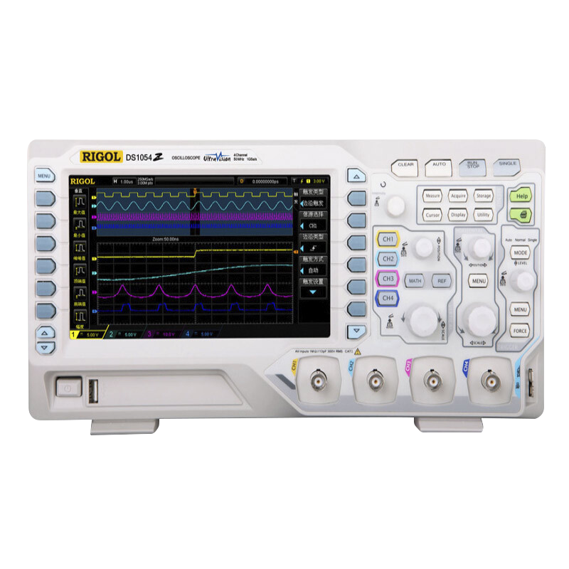 RIGOL Puyuan oscilloscope DS1054Z digital oscilloscope four-channel high-precision digital storage oscilloscope DS1054Z bandwidth 50M 4 channels