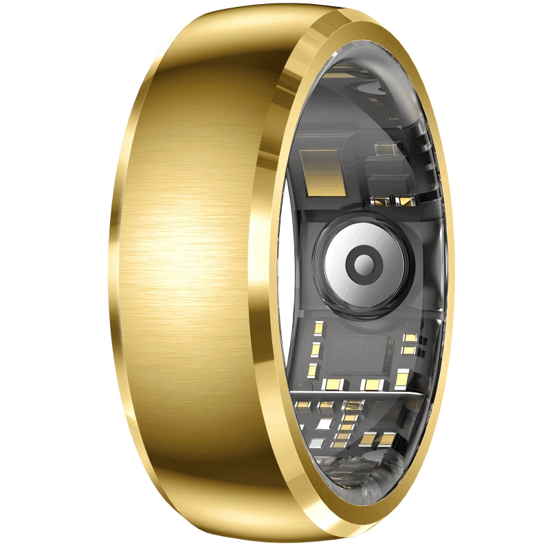 UDDSY15 (RWFIT) multi-sport mode sleep blood oxygen heart rate sports photo information reminder Ai smart ring SY15 cat eye gold No. 10 with warehouse no specifications