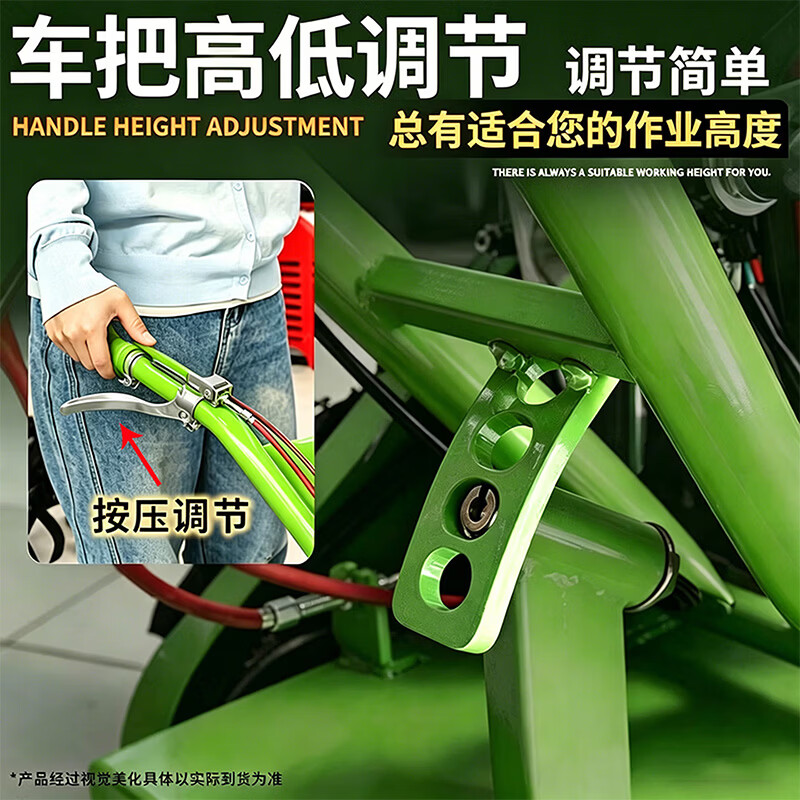 Cottage diesel lawn mower four-wheel drive micro tiller lawn mower gasoline rotary tiller trencher agricultural weeder cultivator Chongqing gasoline two-wheel drive manual machine width 30 knife width 20 + weeding knife + furrow plow