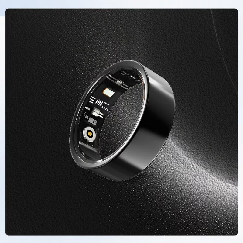 2026 New Light Luxury Smart Ring Titanium Alloy Non-sensory Wearable IP68 Waterproof Sleep Heart Rate Blood Oxygen Saturation Monitoring Running Fitness Multi-Sport Record Health Ring