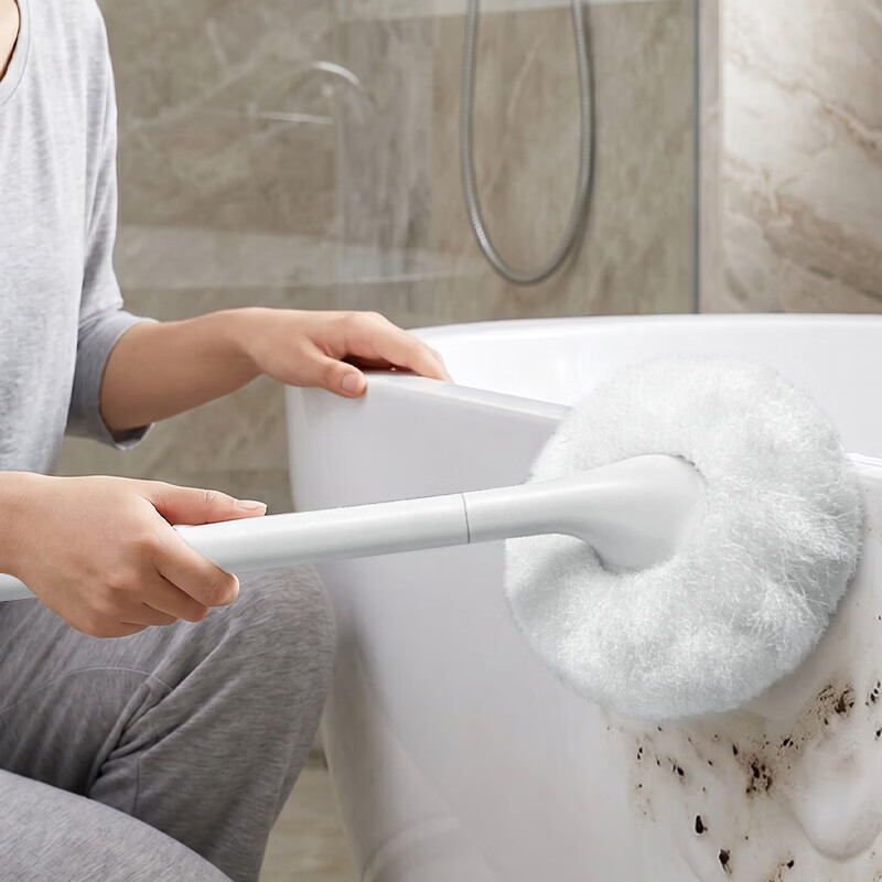 Baojiajie Cloud Brush Size Combination Cleaning Brush Long-Handed Brush Bathtub Toilet Brush Does Not Damage Glazed Soft-Bristled Brush Artifact