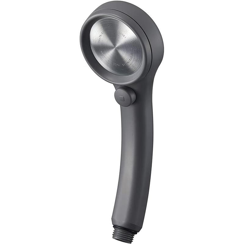 SANEI Japan's original Sanei Sanei fine water shower handheld pressurized water-saving shower head 50% water saving rate simple design PS313-80XA-HA20 with pause button gray