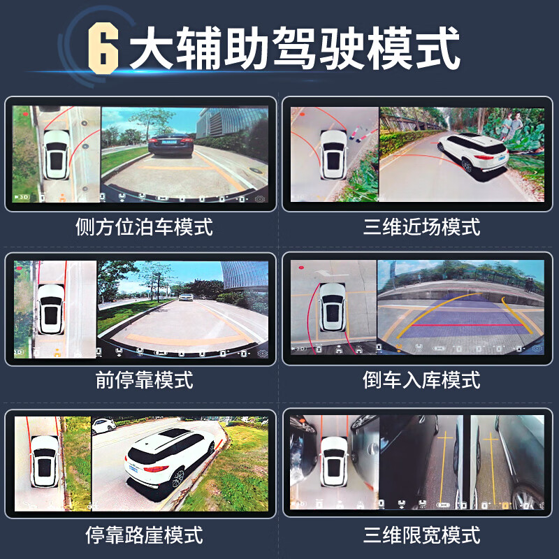 Zhilian Tengzhong is suitable for SAIC Maxus 360 panoramic imaging system navigation all-in-one reversing image four-way driving recorder 12-18 Maxus V80 flagship WIFI version 4+64+360 panoramic imaging system