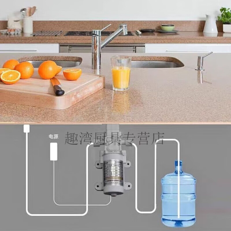 Diaohuang pipeline machine self-priming pump food grade electric small wine pumping ice machine water bottled water refrigerator fully automatic water pumping 30w+5m 12*8 silicone water pipe package