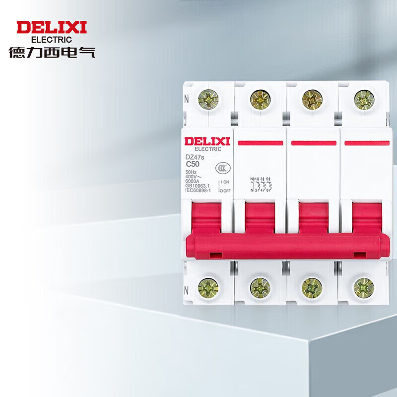 DELIXI ELECTRIC circuit breaker miniature circuit breaker air switch DZ47s C type 3P16A