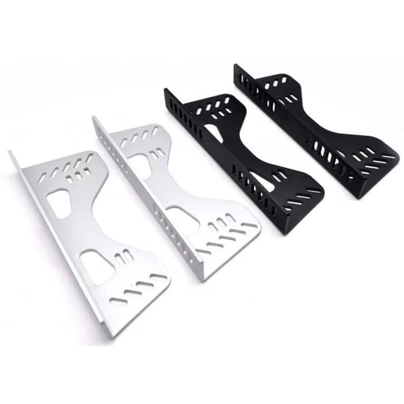 Litian modified racing seat reinforced L plate fixed bracket thickened side plate 7075 thickened aluminum plate slide rail fixed bracket slide rail