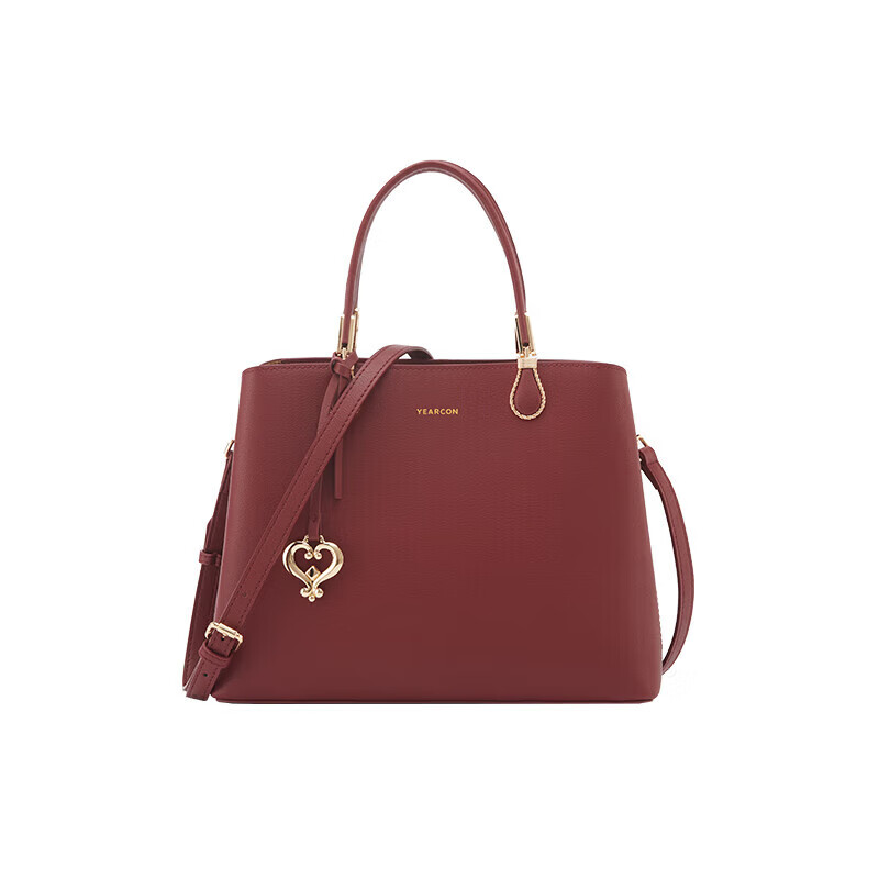 Yierkan large-capacity tote bag cowhide mother bag wedding bag handbag bag women's Qiji red New Year's Day gift