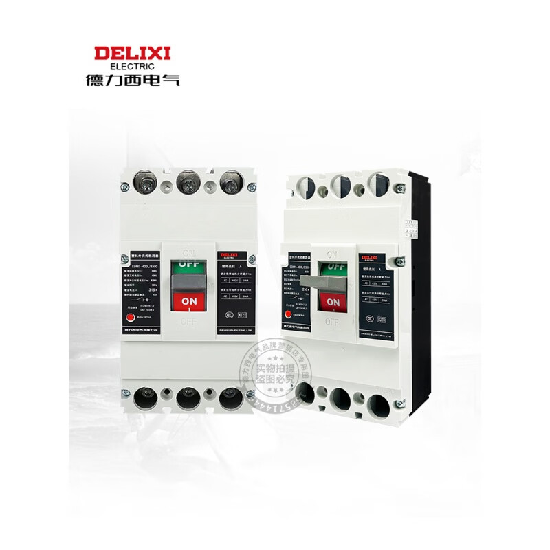 Delixi CDM1-400L/3300 250A 250L/3300 125A large frame molded case circuit breaker 250A 3P