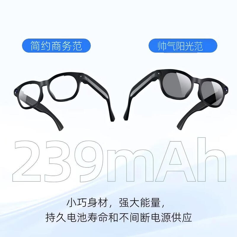 WhalesBot whale AI smart glasses, photo and video glasses, multi-functional voice control, multi-lingual, real-time translation, recognition, photo, video, recording and photography