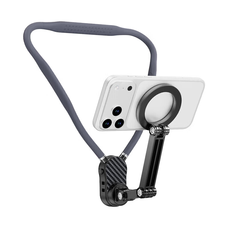 Body accessories: First-person perspective wearable anti-shake live broadcast Vlog hanging neck mobile phone holder suitable for MagSafe suitable for DJI 5 action camera gopro accessories H1 DJI exclusive anti-shake-Action5pro4-H1-2