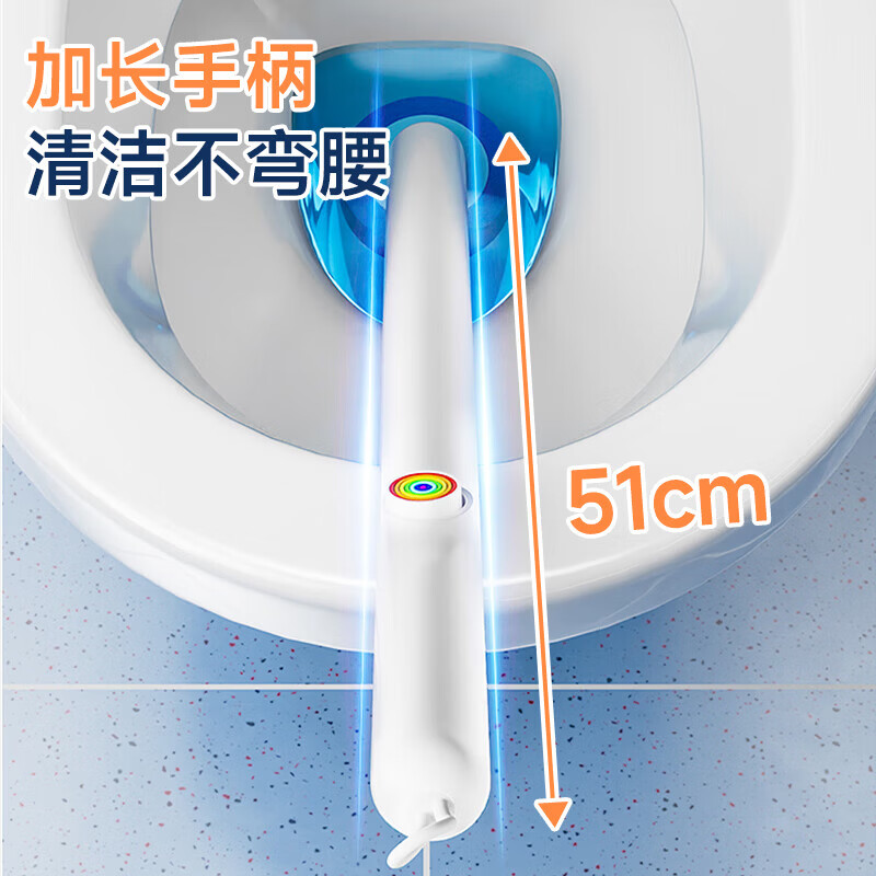 Jiabangshou Disposable Toilet Brush Set Bathroom Brush Can Be Wall-Handed and Throwable Toilet Cleaning Artifact Free Shipping 21 Heads in total丨Disposable Toilet Brush丨Can be Wall-Mounted