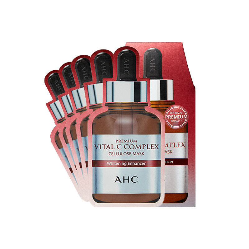 AHC high concentration vitamin C mask 5 pieces/box ahc mask hydrating, whitening and moisturizing New Year gift