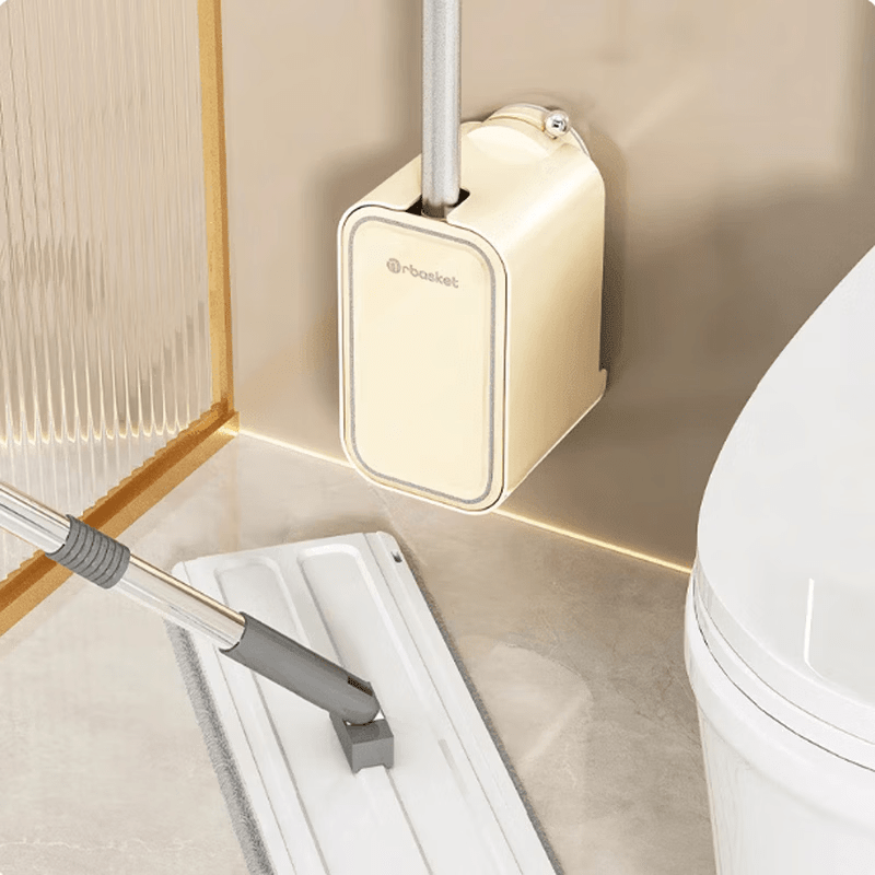 German brand toilet brush 2026 style household cleaning no dead corners wall-mounted punch-free bathroom 4596 1 pack gun ash suction cup does not damage the wall/no dead corners brush head default