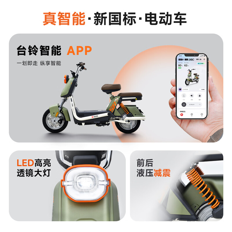 Tailing Electric Bike Pickup in Store Chaoying Electric Bike New National Standard Can Be Licensed Battery Long Range Adult Transportation Please Go to the Store to Buy Colors