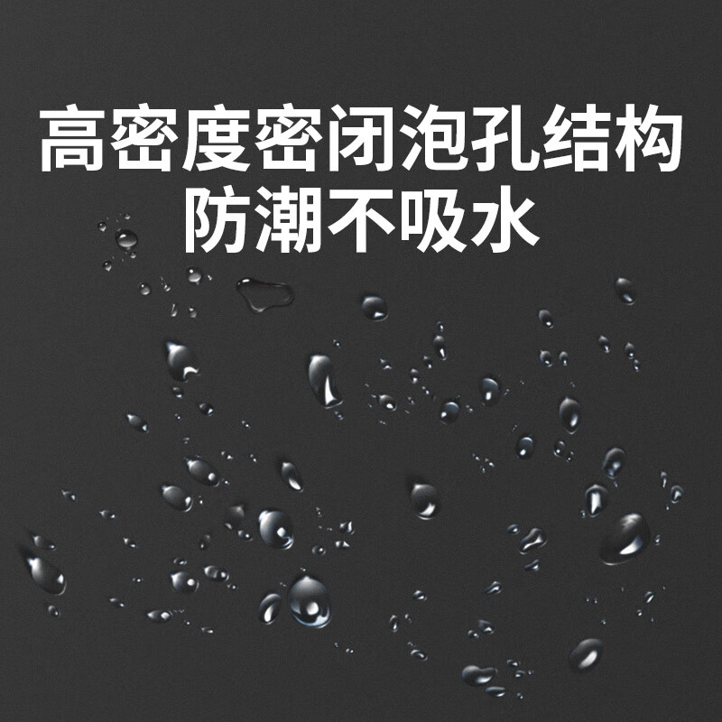 Milechi EVA foam high-density sponge pad glue-free foam pad supports customized packaging lining material waterproof, moisture-proof, anti-collision, shock-absorbing and pressure-resistant pad White-38 hardness EVA 1 meter wide * 1 meter long * 1 mm thick