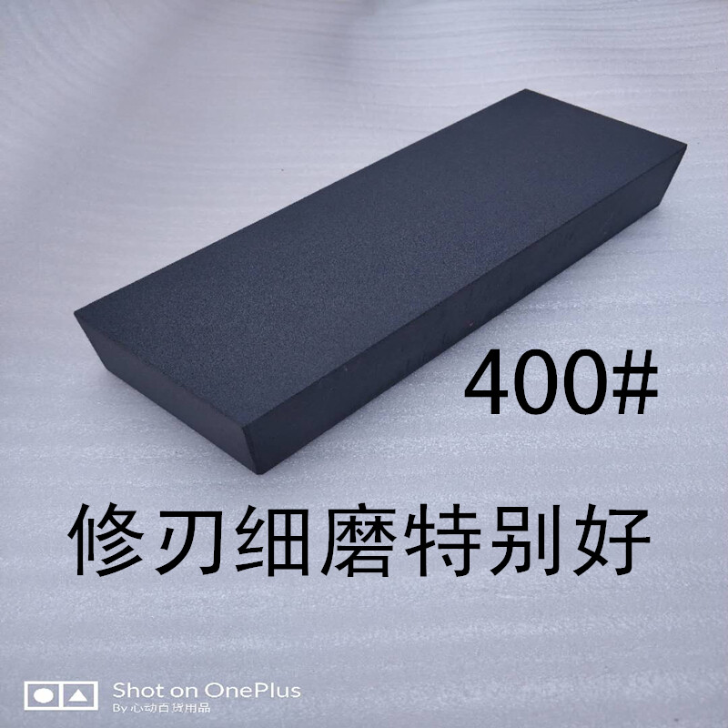 120 mesh/400/800 black carbon enlarged butcher knife hard steel knife sharpening stone petroleum stone factory 120 mesh extra large