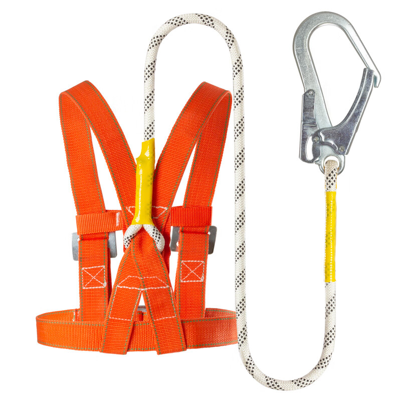 Xinbailong anti-fall safety belt, high-altitude work rope, air-conditioning, outdoor construction, double-back 3-meter large hook BL-Z63