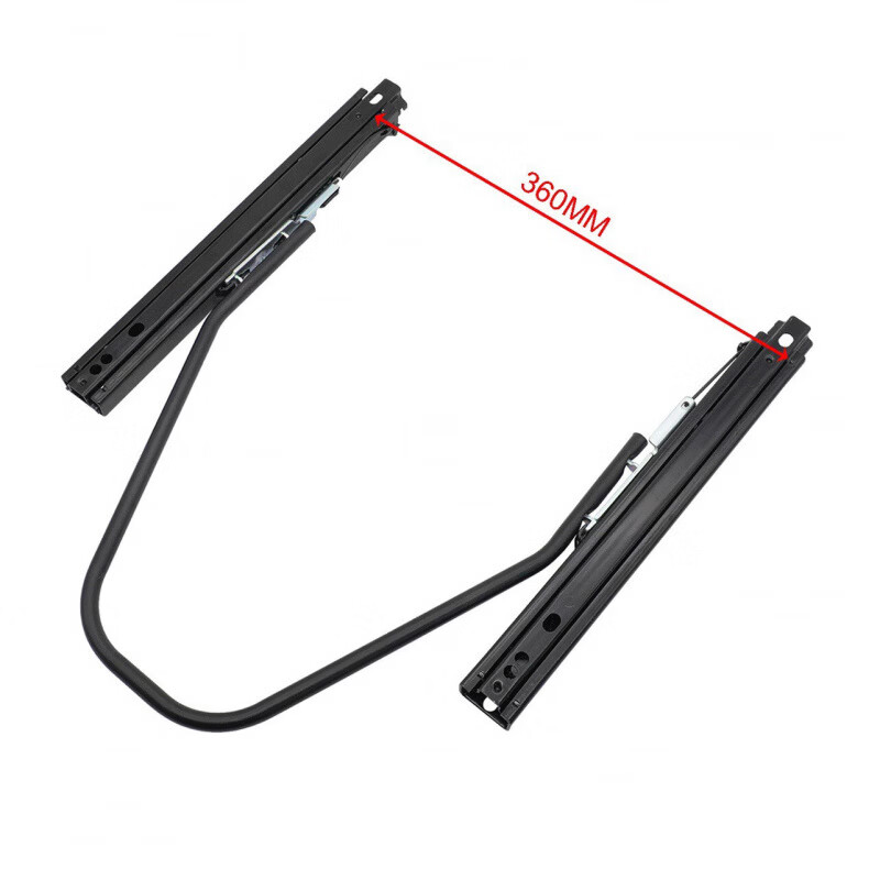 Litian modified racing seat reinforced L plate fixed bracket thickened side plate 7075 thickened aluminum plate slide rail fixed bracket slide rail