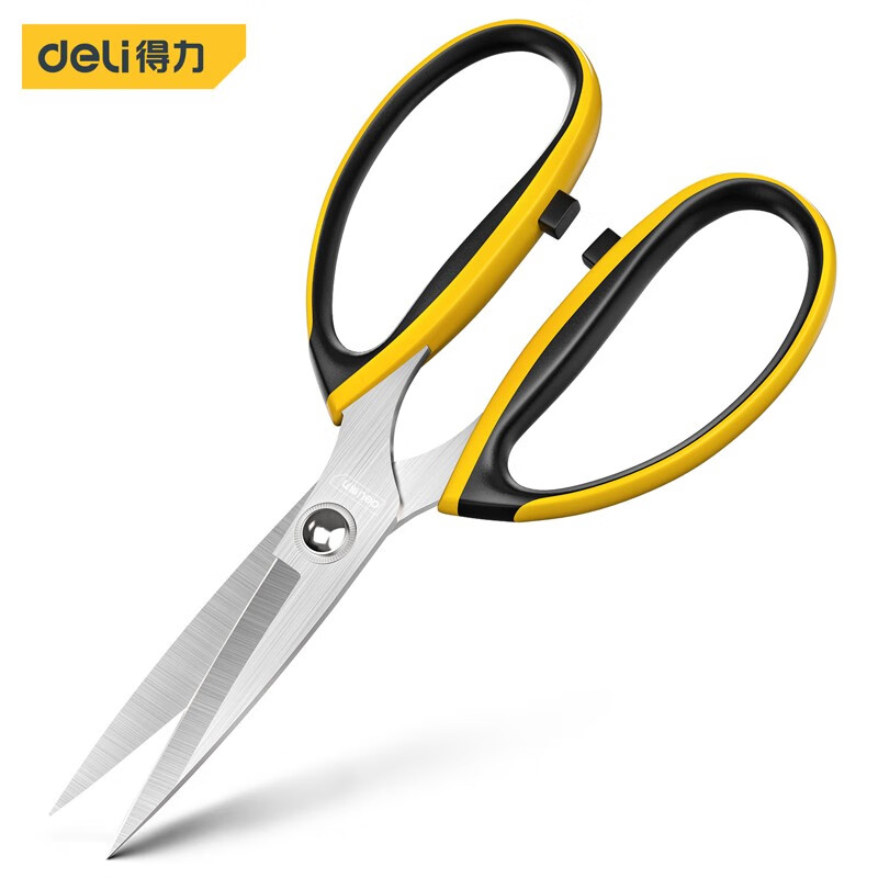 Deli powerful industrial scissors, multi-functional scissors for kitchen, office and home, large all-metal scissors, stainless steel powerful scissors 7 inches