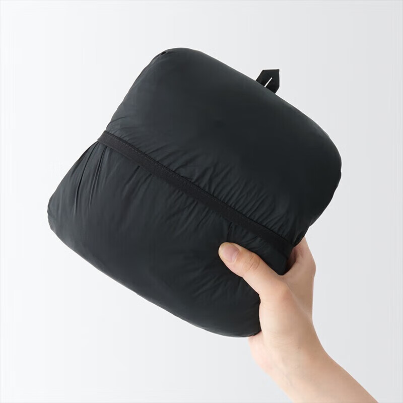 MUJI Women's Portable Stand Collar Down Jacket BDC32C2A Black XL