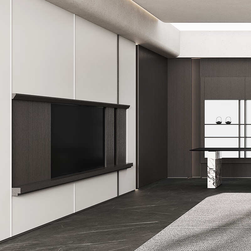 Mengtian Woodwork Customized Entry Cabinet for the Corner Cloakroom of the Whole House Walk-in Wardrobe Customized Guimeng Series Customized Prepayment (Please consult customer service before taking the photo)